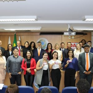cerimônia de entrega de carteiras para os novos Advogados(as) e Estagiários(as) que se juntaram à Ordem dos Advogados do Brasil.🎓