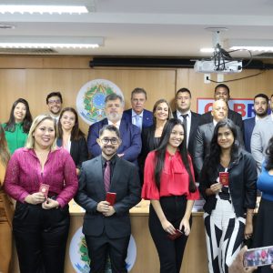 01/03 – Cerimônia das carteiras para os novos Advogados(as) e Estagiários(as) que se juntaram à Ordem dos Advogados do Brasil